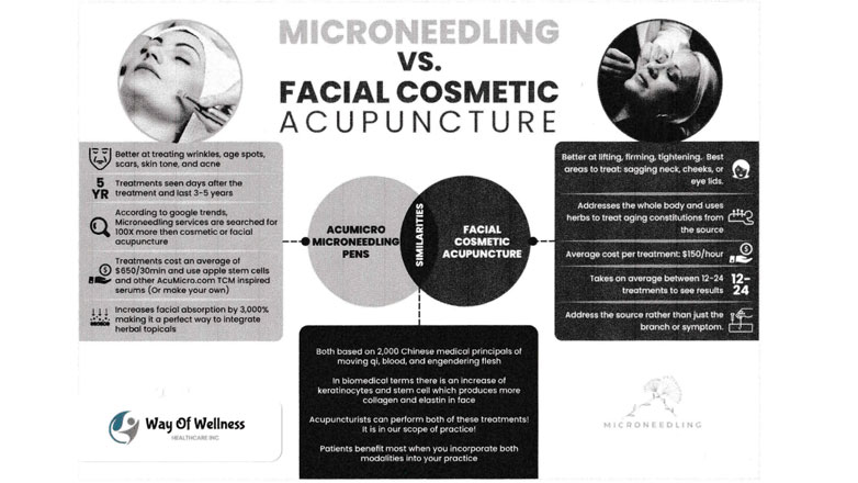 Microneedling & Cosmetic Acupuncture available at Fertility Whisperer